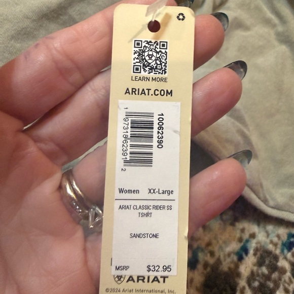 Ariat Sandstone Classic Rider T-Shirt - Picture 4 of 4